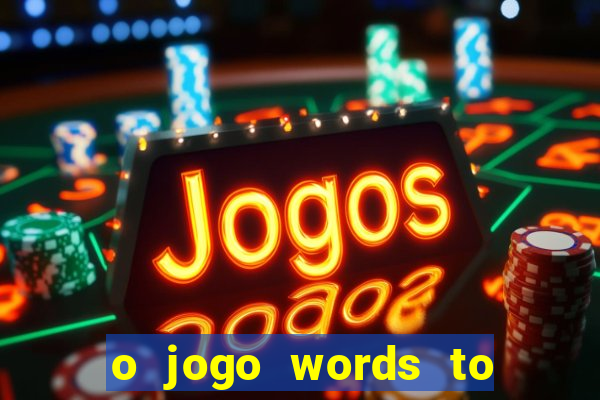 o jogo words to win paga mesmo